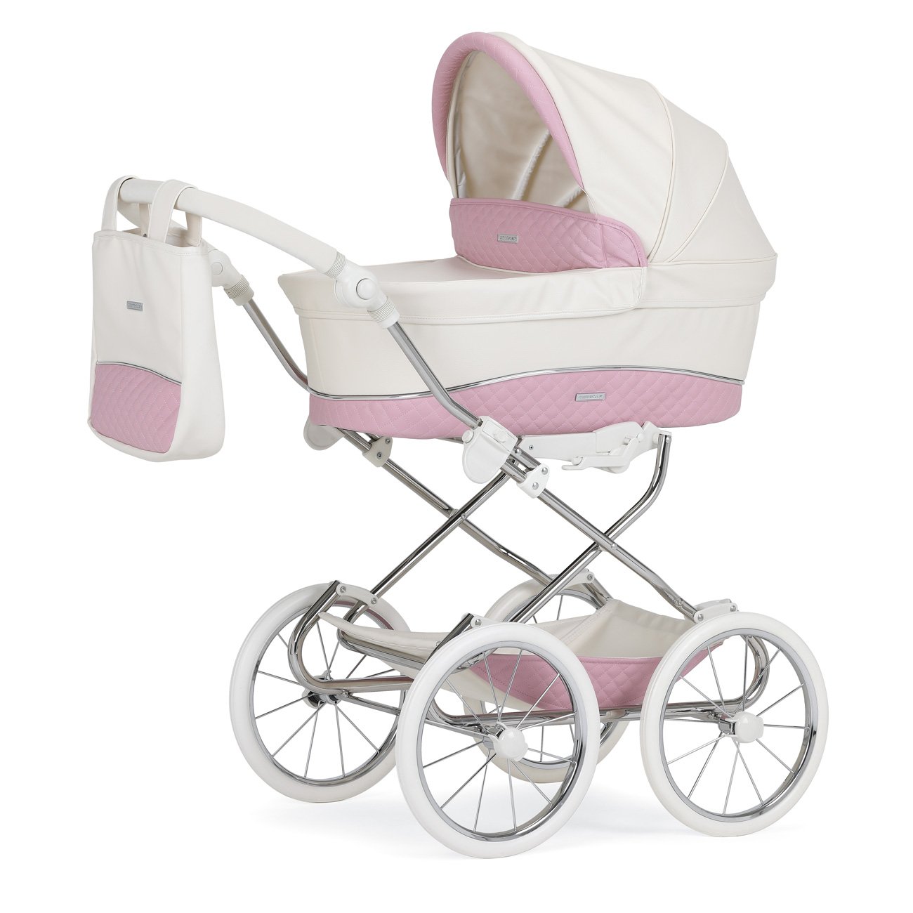 pink dolls pram