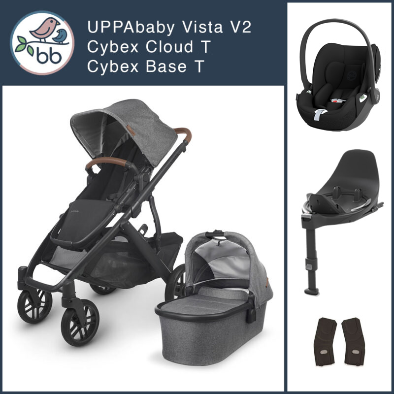 UPPAbaby Vista + Cloud T + Base T Travel System