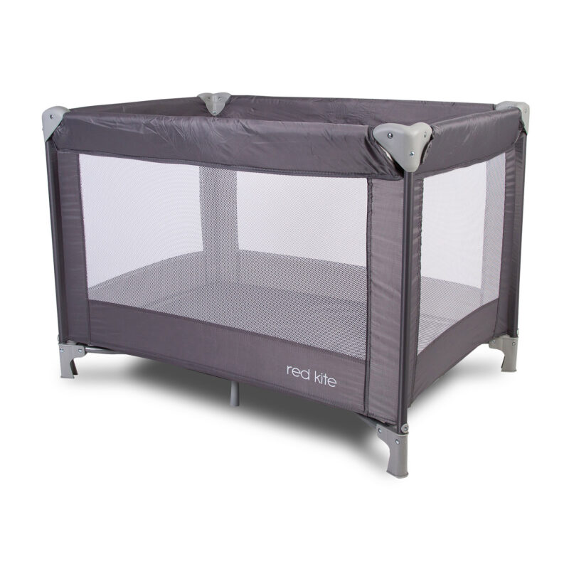 Red Kite Sleep Tight Travel Cot Grey (1)