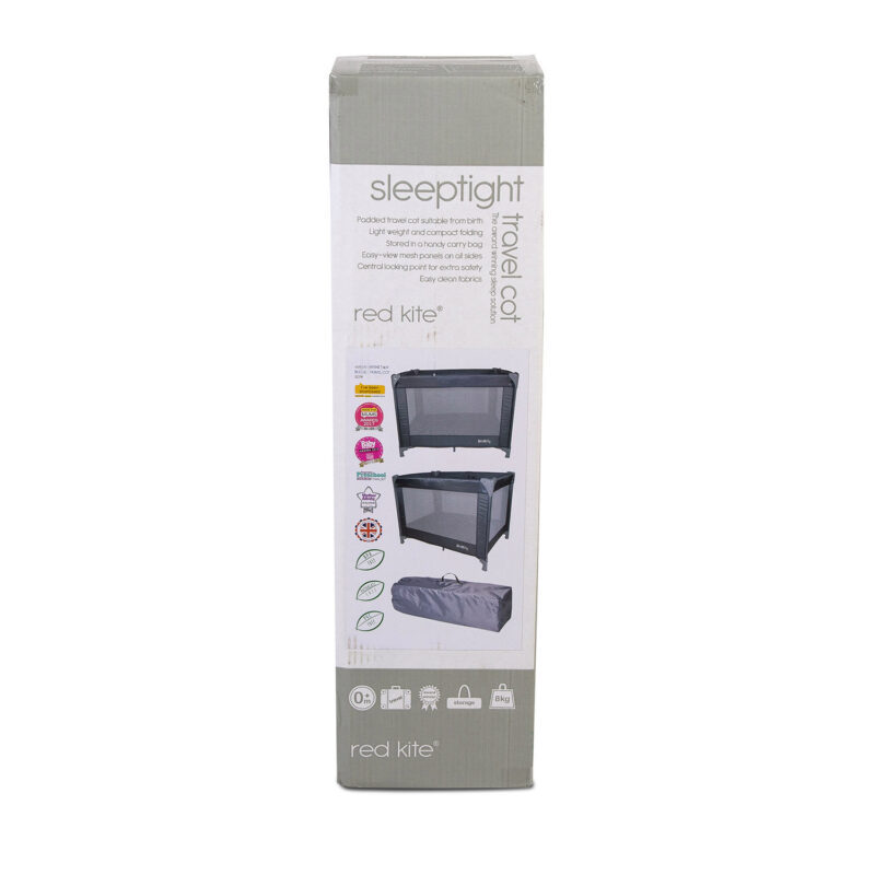 Red Kite Sleep Tight Travel Cot Grey (6)