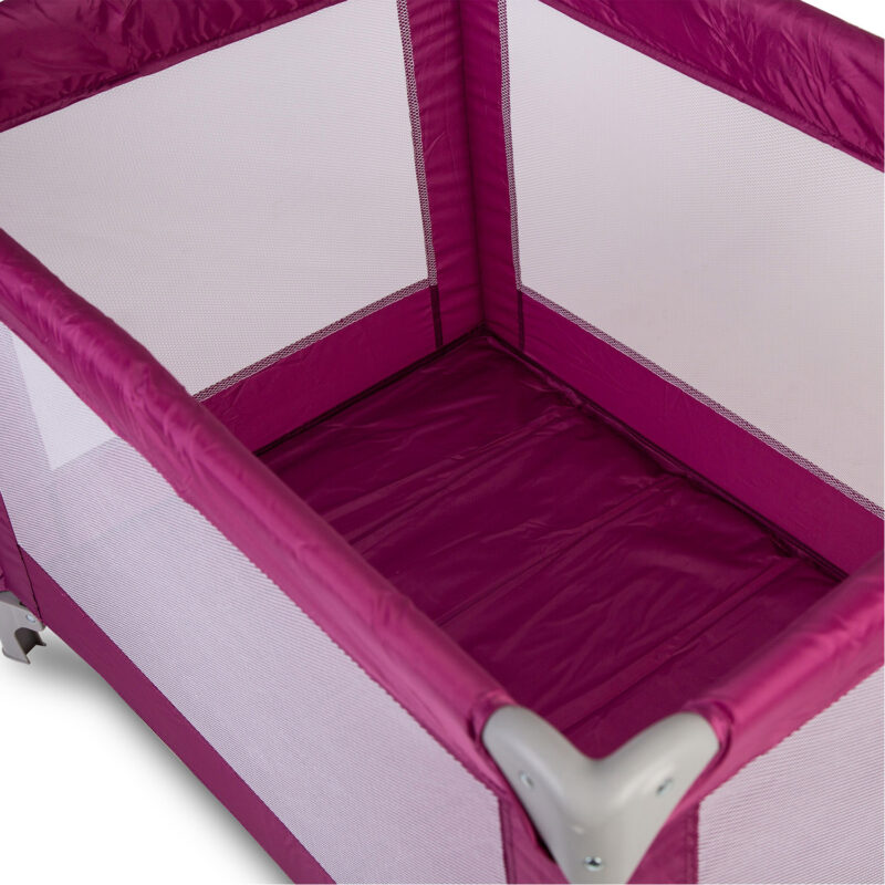 Red Kite Sleep Tight Travel Cot Raspberry (4)