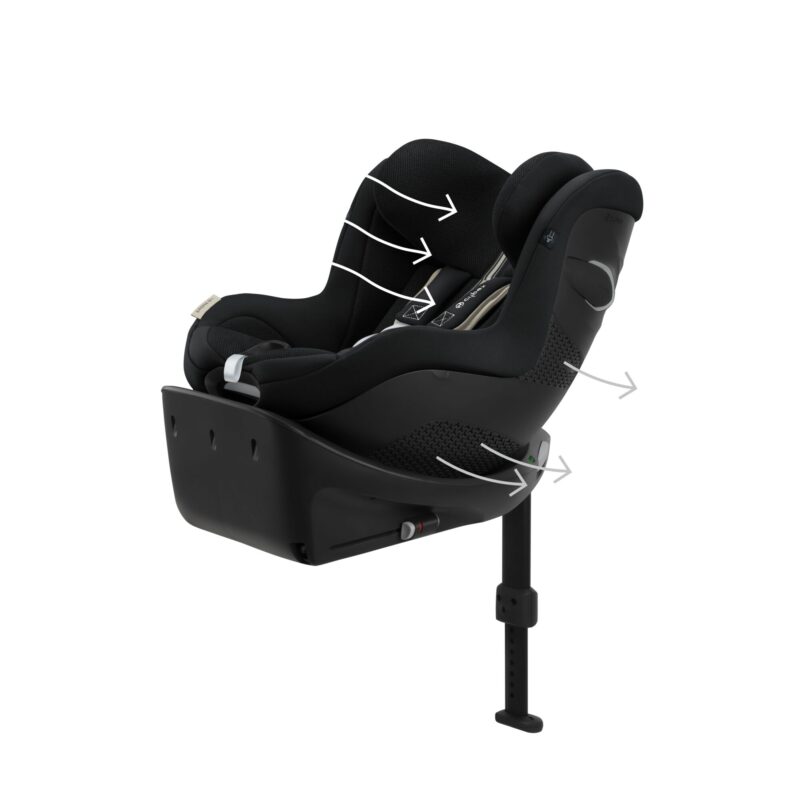 Cybex Sirona G i-Size Car Seat - PLUS Moon Black (5)