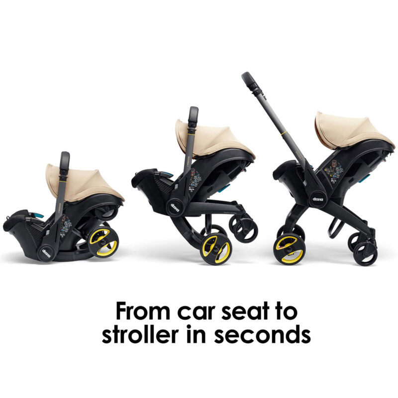 Doona i Car Seat and Stroller Sahara Sand (2)