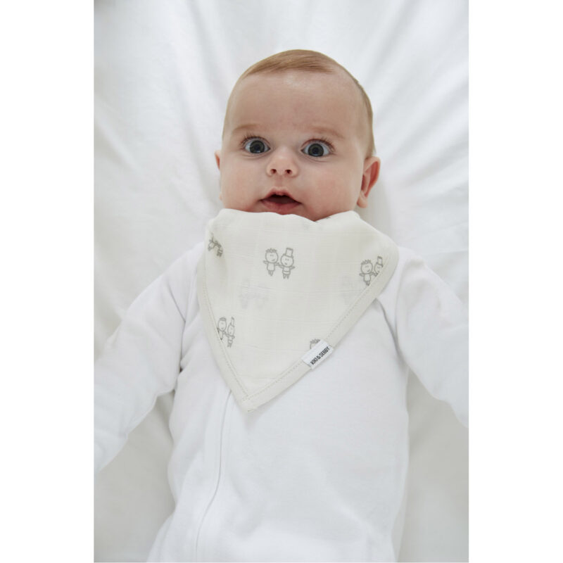 KIKI & SEBBY® 6 Layer Muslin Bandana Bib (2)