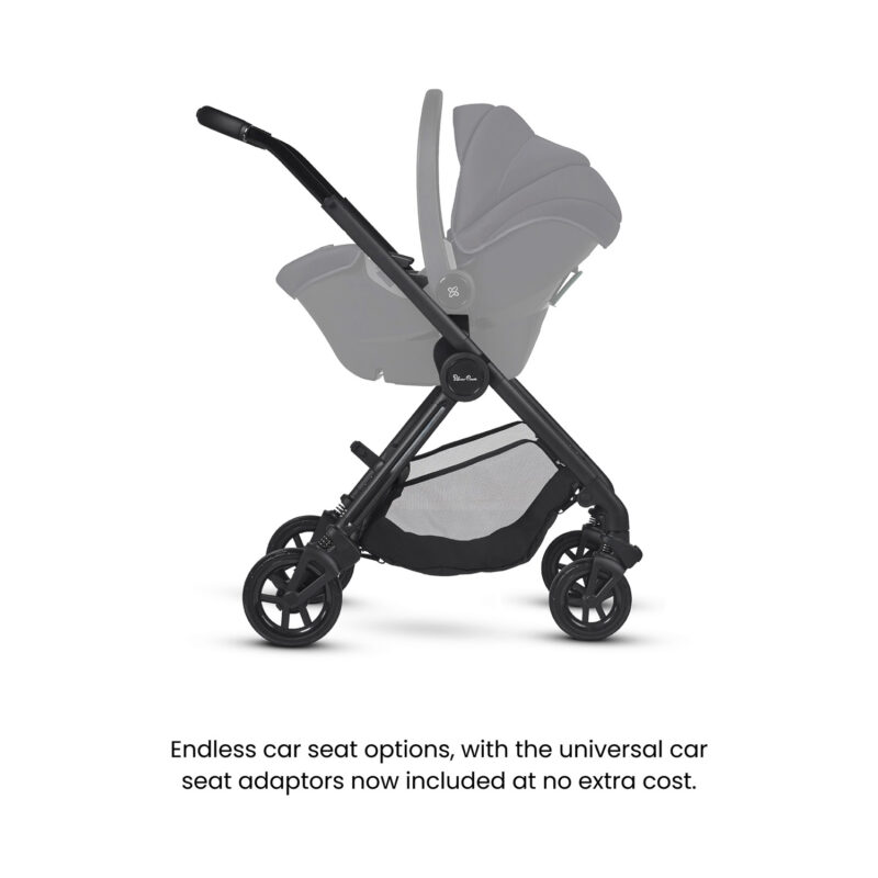 Silver Cross Dune 2 with First Bed Folding Carrycot and Accessory Box - Space (5)