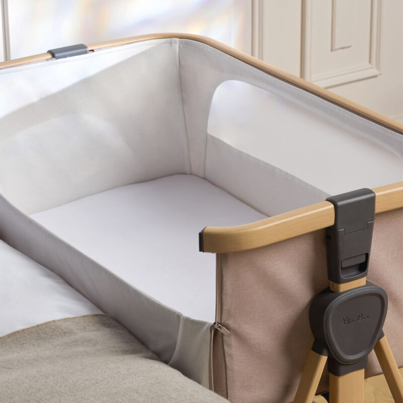 Silver Cross Lunar Bedside Crib (6)