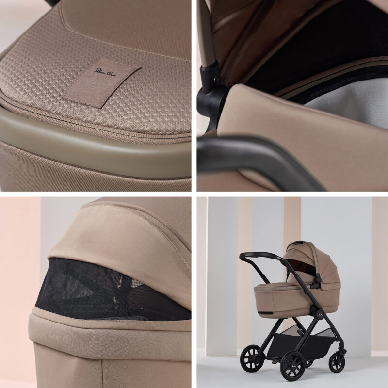 Silver Cross Reef 2 and First Bed Folding Carrycot - Mocha (4)