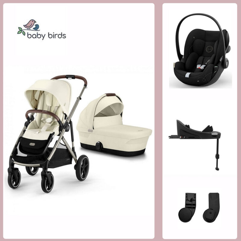 Gazelle-s-+-carrycot,-coud-g-bae-and-adapters-